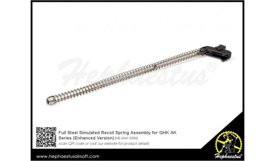 Hephaestus GHK AK Full Steel Simulated Recoil Spring Assembly