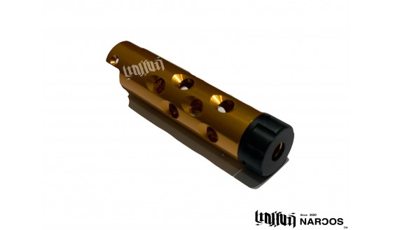NARCOS Airsoft AAP-01 Type 1 Barrel Gold