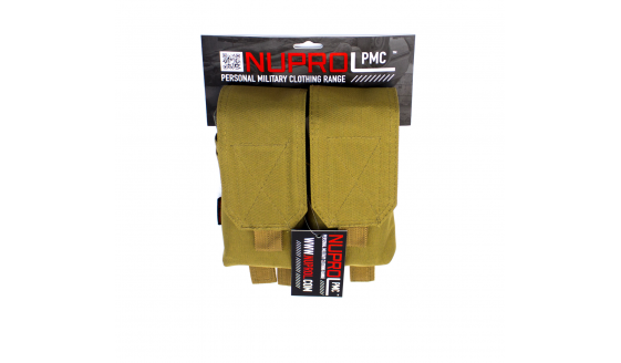 NUPROL PMC M4 Double Flap Lid Magazine Pouch - Tan