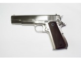 WE 1911 Matt Chrome GBB Pistol