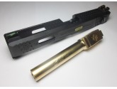 WE Custom G18C Black Slide with Gold Barrel Kit