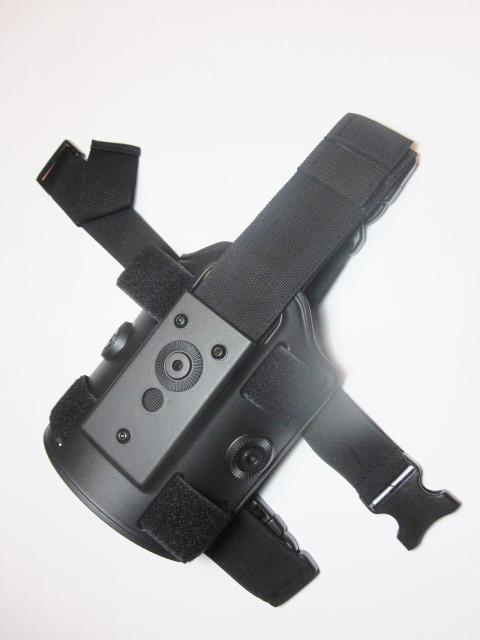 Tactical Molle Drop Leg Gun Holster Platform Universal Magazine Pouch Thigh Rig Panel Adapter Quick Release Hunting Gear (Color : TBLB15-BK, Size : M)(TBLB15-OD